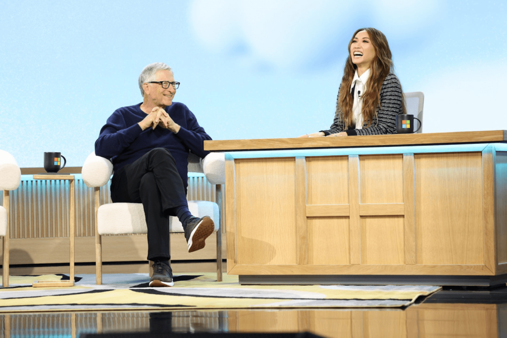 bill-gates-microsoft-event-interview-tech-talk-2025